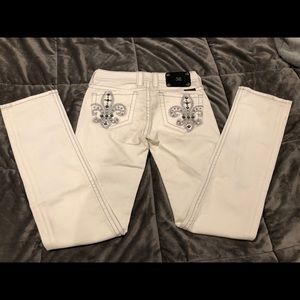 Miss Me White Denim Jeans